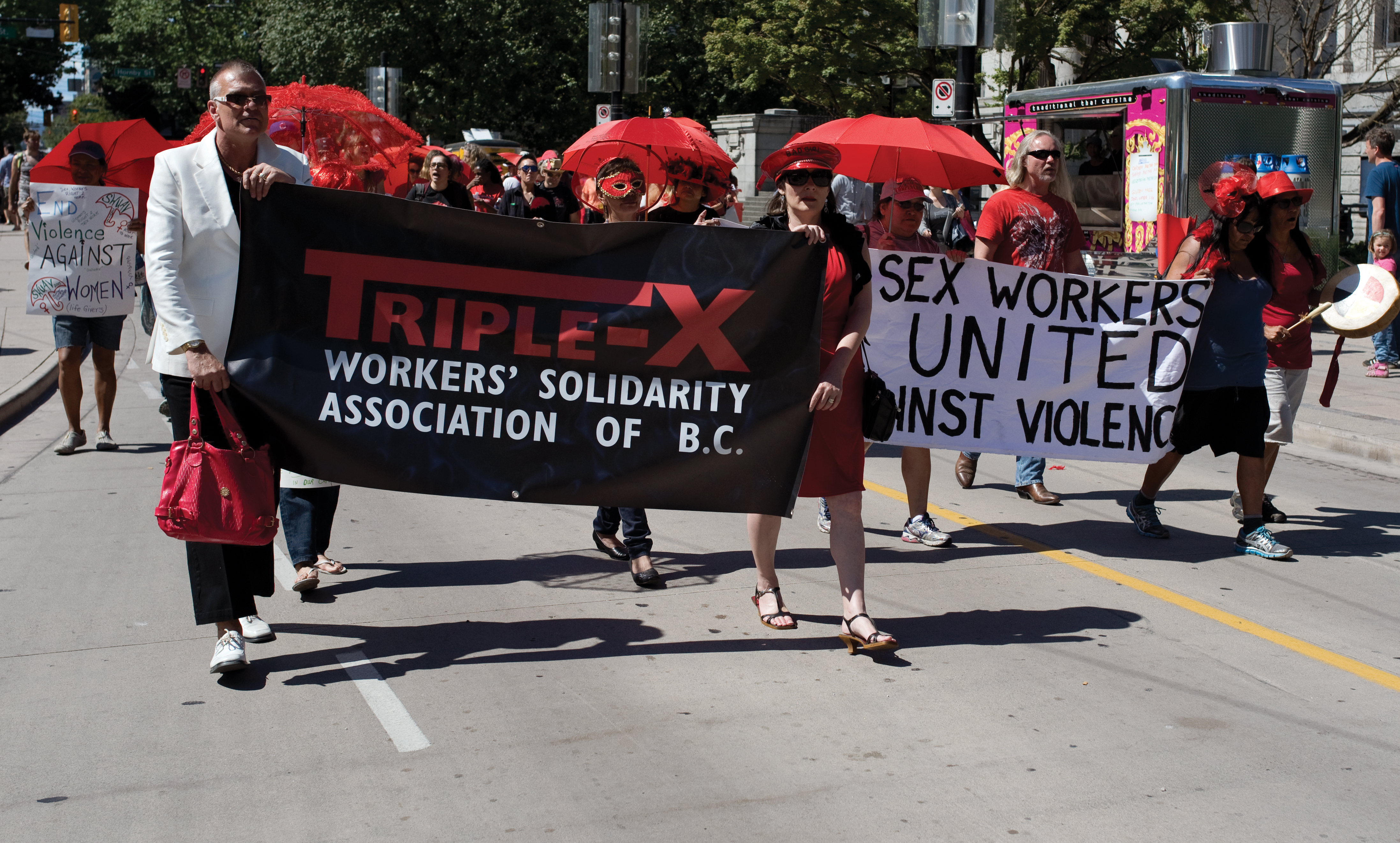 Vancouver Red Umbrella March - June 11